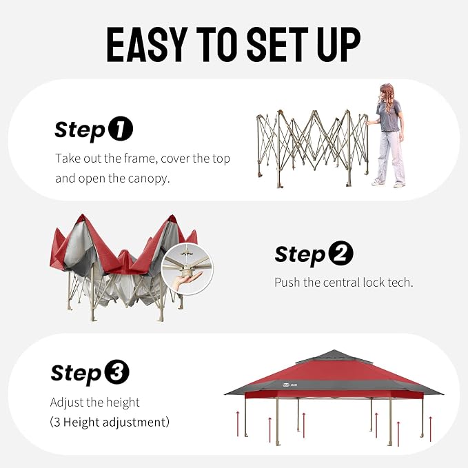 CROWN SHADES 13x13 Pop Up Gazebo - Image 7