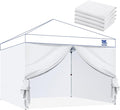 Instant Canopy Tent Sidewalls for 10x10 Pop Up Canopy 210D Waterproof, 4 Piece by FANPATUS