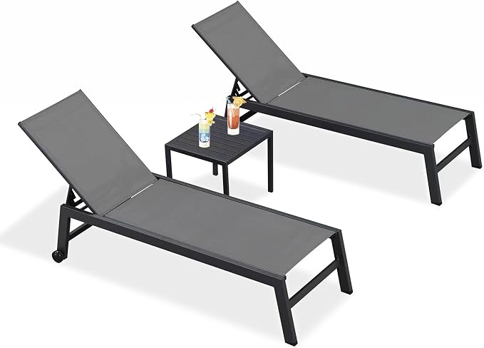 PURPLE LEAF Outdoor Chaise Lounge - Image 9
