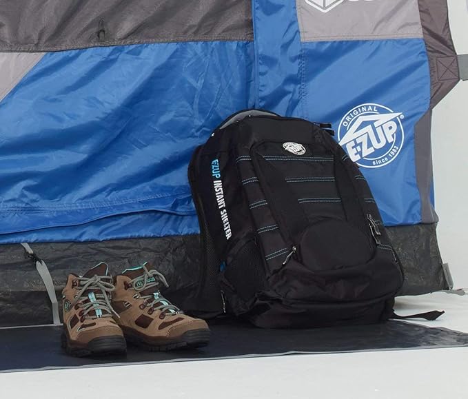 E-Z UP Camping Cube 6.4, Converts 10' Straight Leg Canopy into Camping Tent - Image 2