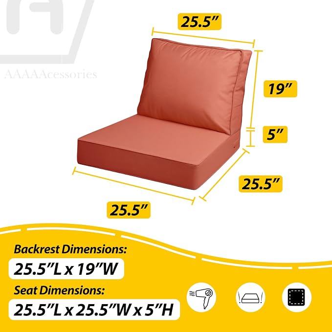 AAAAAcessories Outdoor Deep Seat Cushions - Image 5