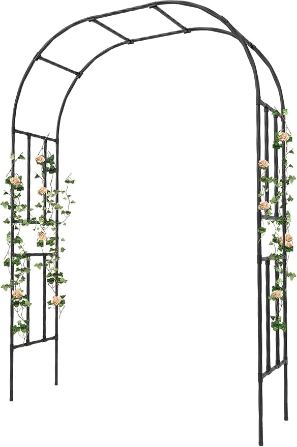 Heavy Duty Steel Garden Arch Arbor Trellis - Image 7