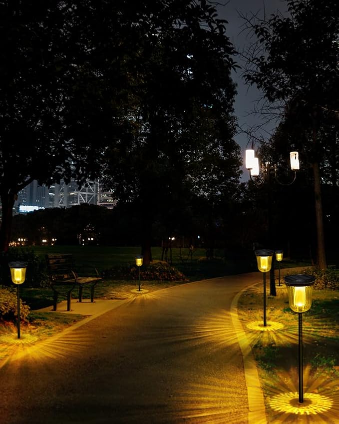 Solar Pathway Lights Outdoor, Solar Lights Outdoor Waterproof IP65, 200 LM Auto - Image 9