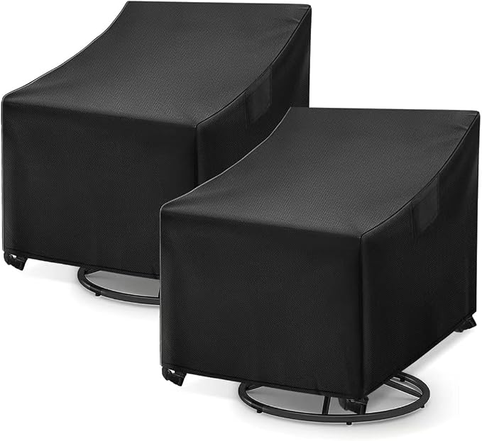 WLEAFJ Outdoor Chair Covers Waterproof, Heavy Duty Patio Lounge Deep Seat Cover by WLEAFJ