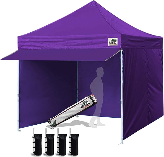 Eurmax USA 10 x 10 Pop up Canopy Commercial Tent Outdoor Party Canopies by Eurmax