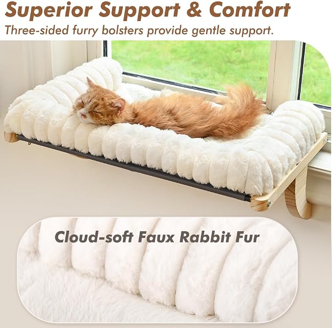 Cloud-Soft Cat Window Sill Perch - Image 2
