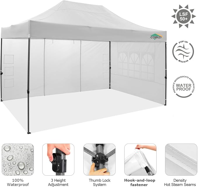 COBIZI 10x15 Pop Up Canopy - Image 4