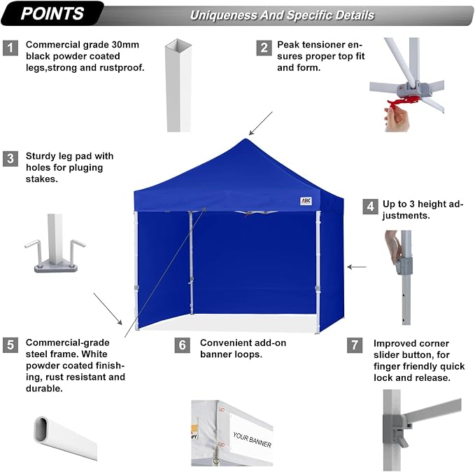 ABCCANOPY Easy Pop Up Canopy Tent - Image 2