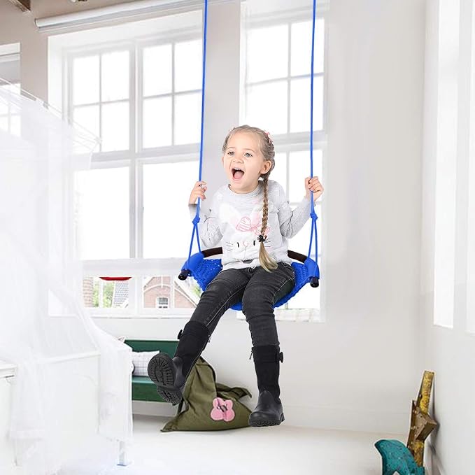 Swing Seat for Kids Heavy Duty Rope Play Secure Children Swing Set, Playground - Image 8