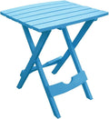 Adams Manufacturing 8500-21-3700 Plastic Quik-Fold® Side Table, Pool Blue by Adams