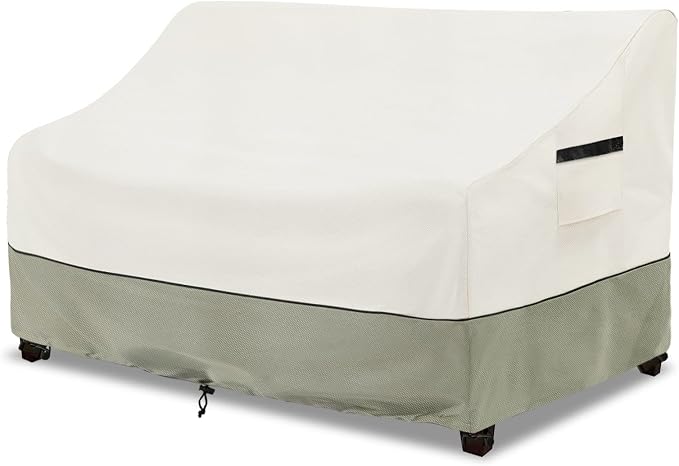 Patio 3-Seater Sofa Cover, Outdoor Couch Cover Fits up to 85W x 38D x 35H Inches by LSongSKY