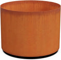 PLANTERCRAFT Corten Steel Metal Planter Box, Round Sizes, Modern Garden Steel by Plantercraft