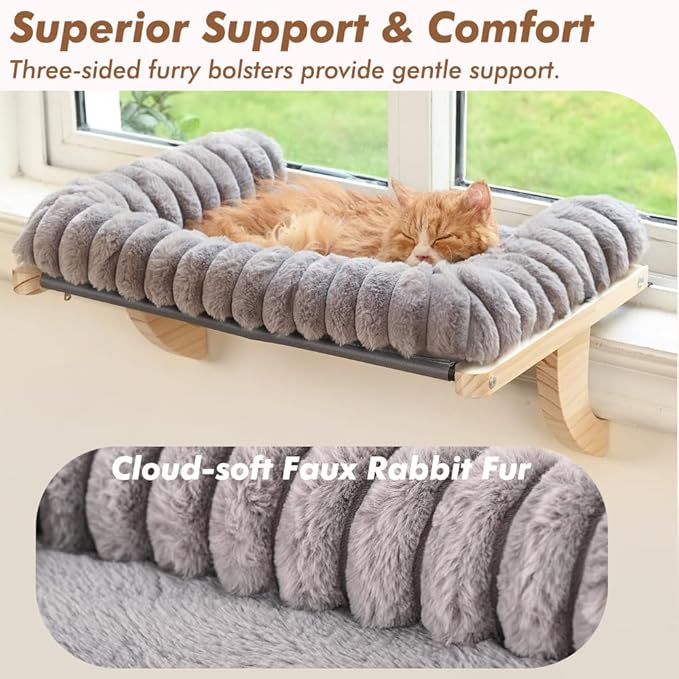 Cloud-Soft Cat Window Sill Perch - Image 2
