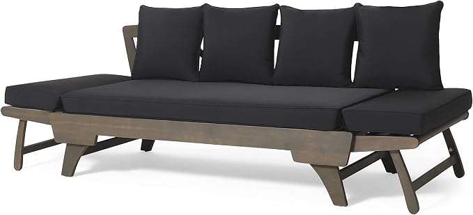 Merax Outdoor Patio Daybed Sofa, 3-Seat Sofa - Image 2