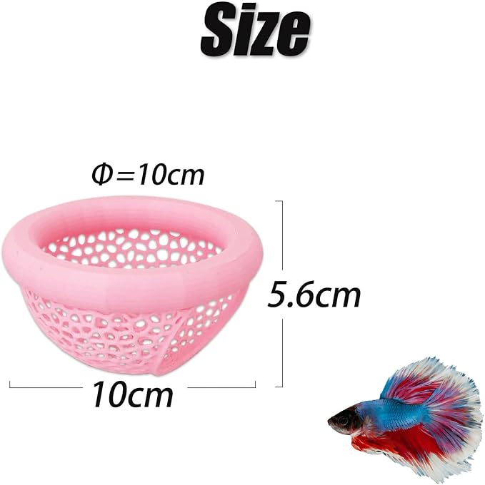 Aquarium Floating Betta Fish Skins, Betta or Shrimp Feeder, Cave and Hammock - Image 3