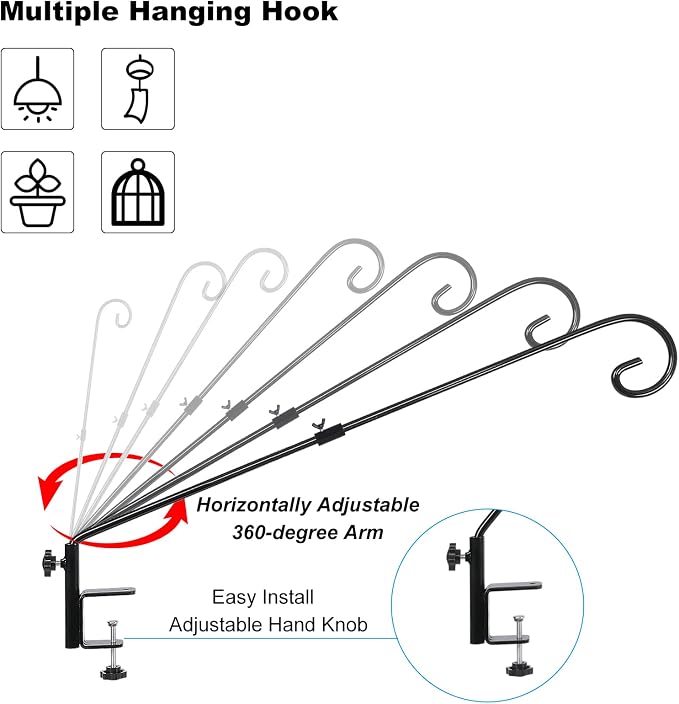 FEED GARDEN 31 Inch Heavy Duty Deck Hook - Image 2