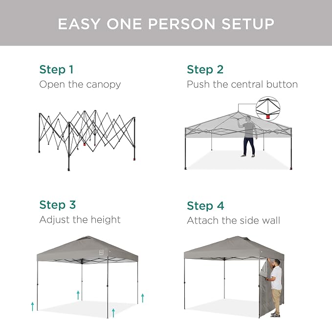 Best Choice Products 10x10ft Pop Up Canopy Tent - Image 3
