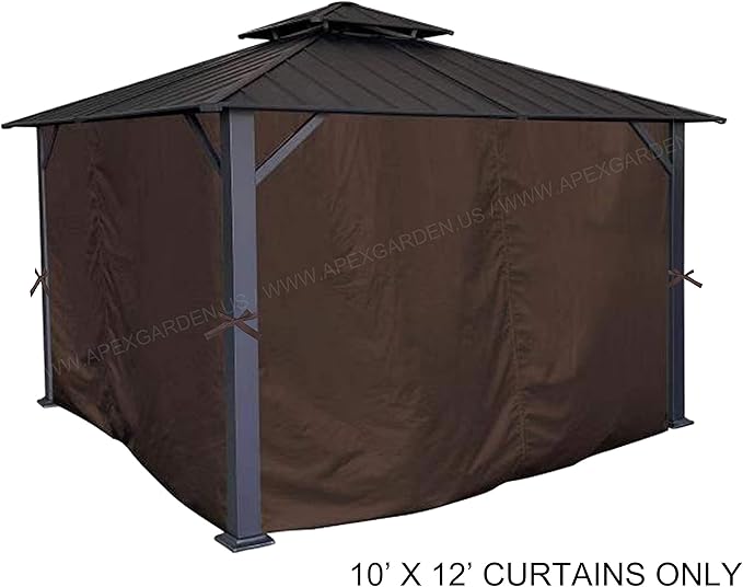 APEX GARDEN Four-Side Privacy Curtain Set - Image 5