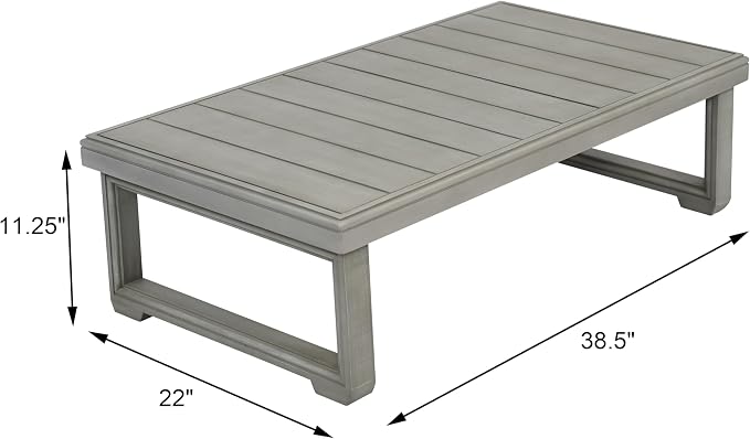 Christopher Knight Home Westchester Rectangular Outdoor Coffee Table, Slat - Image 2