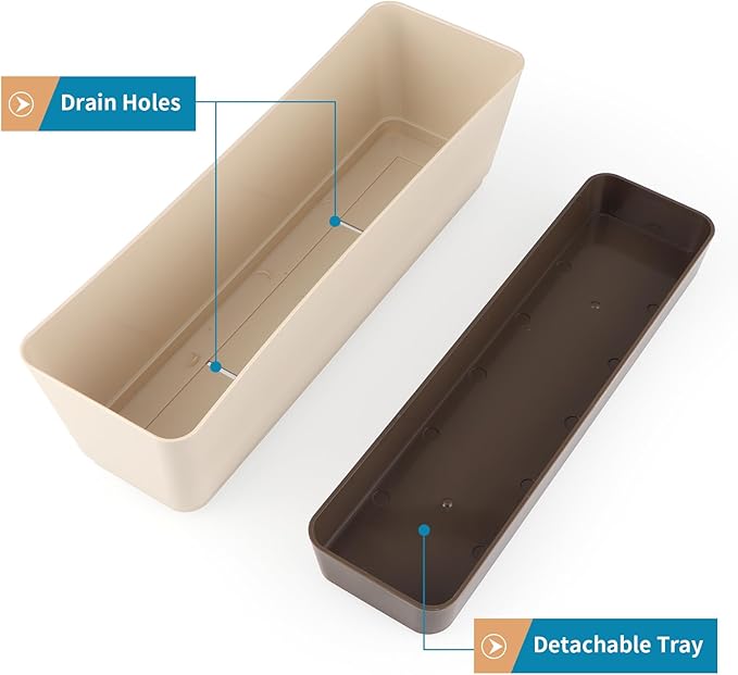 Window Box Planter with Tray - Image 2