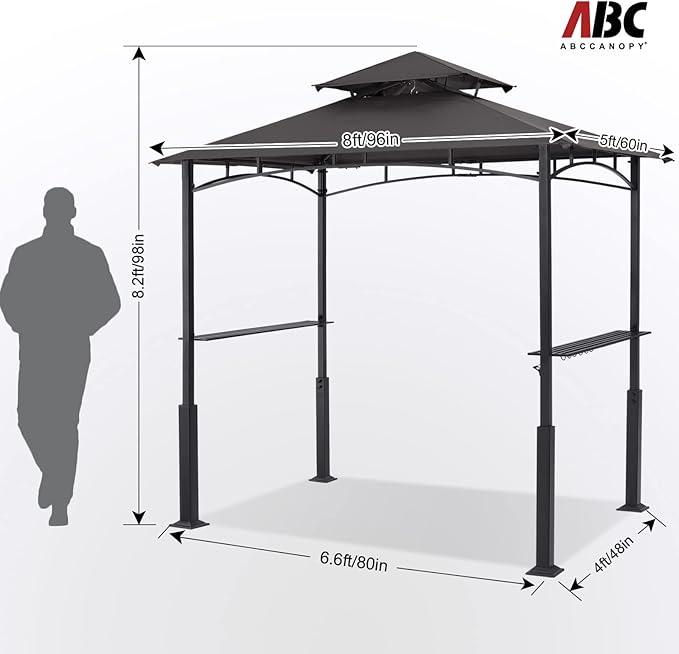 ABCCANOPY 8x5 Grill Gazebo - Image 4