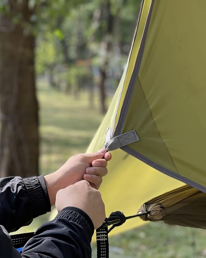 Sunyear Hammock Tent Rain Fly-Camping Hammock Outdoor Tarp-Small Door - Image 7