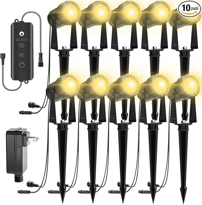 ZYAN Landscape Spotlights with Sensor, 5 Lighting Modes by ZYAN