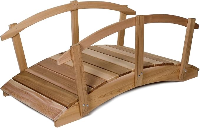 All Things Cedar FB96-R Garden Bridge by AllThingsCedar