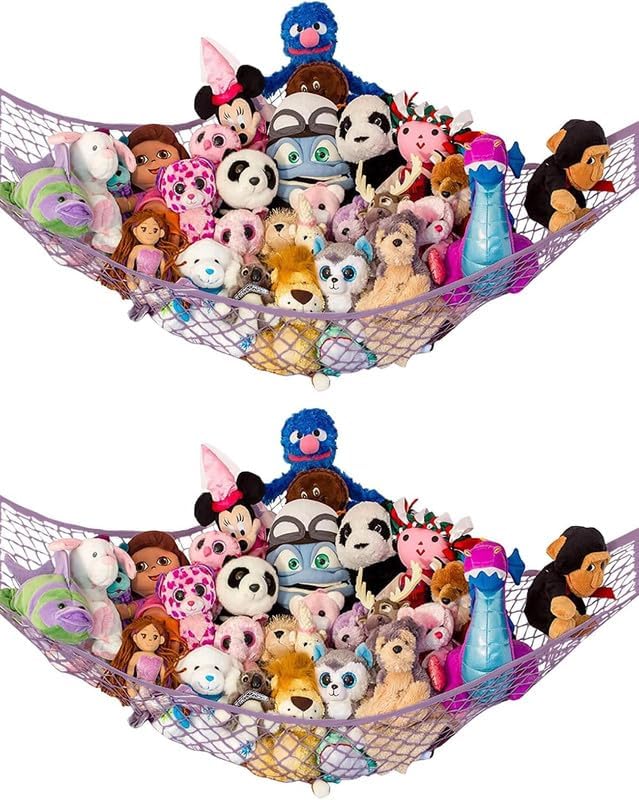 Lilly's Love Large Stuffed Animal Hammock | Corner Hanging Organizer, Toy by LillysLove