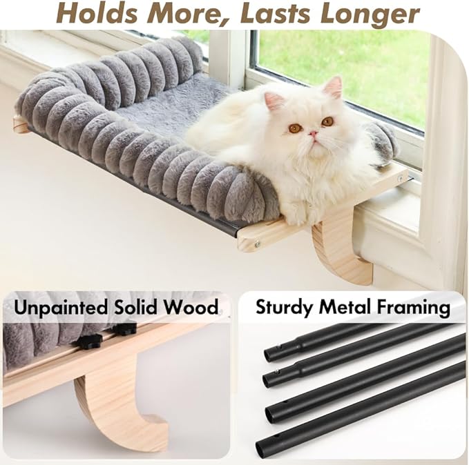 Cloud-Soft Cat Window Sill Perch - Image 5