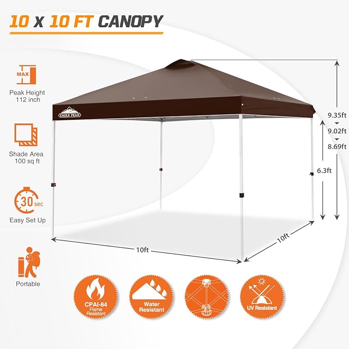 EAGLE PEAK Pop Up Canopy Tent - Image 3