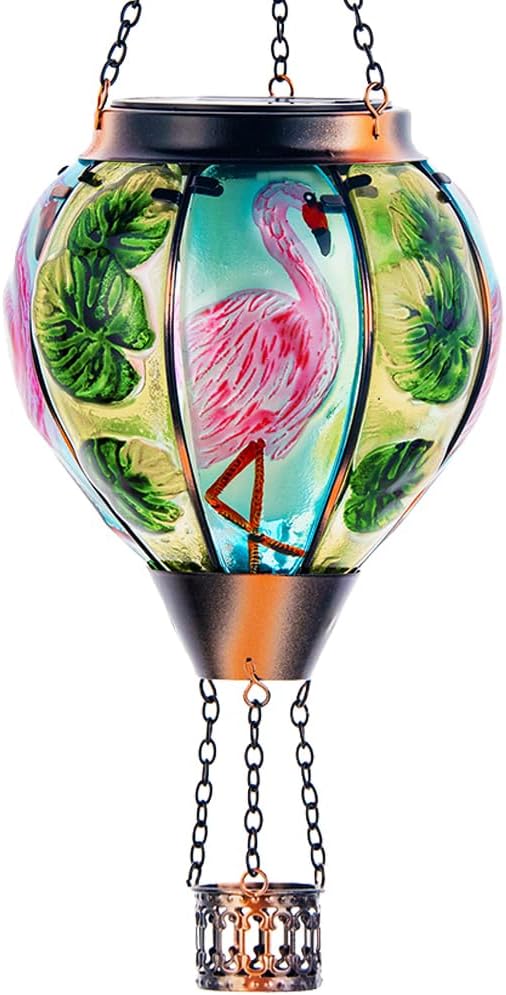 Starsoul Flamingo Hot Air Balloon Solar Lantern Solar Hot Air Balloon by Starsoul