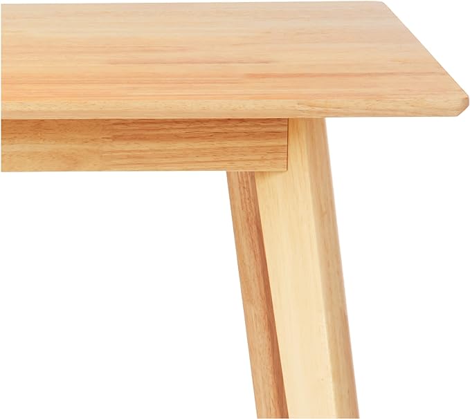 Amazon Basics FSC Certified Sturdy Solid Wood Rectangular Dining Table - Image 5