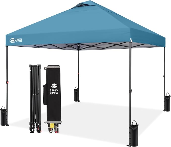 CROWN SHADES 10x10 Pop Up Canopy Tent by CrownShades