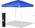 E-Z UP Sierra II Instant Pop Up Outdoor Canopy 10' x 10', Roller Bag and 4 by InternationalE-ZUPInc