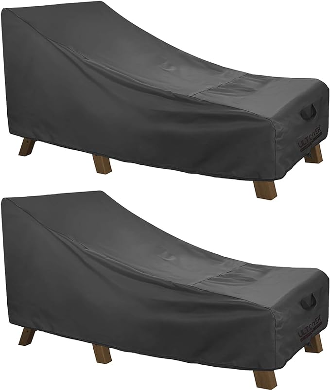 ULTCOVER Waterproof Patio Lounge Chair Cover Heavy Duty Outdoor Chaise Lounge by ULTCOVER