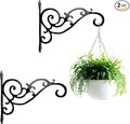 AIM & GGKK Metal Plant Hanger Hook – 2 Pack Hanging Plant Holder by AIMGGKK
