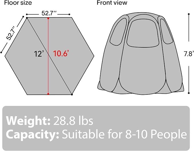 Alvantor® Pop Up Canopy Tent - Image 5