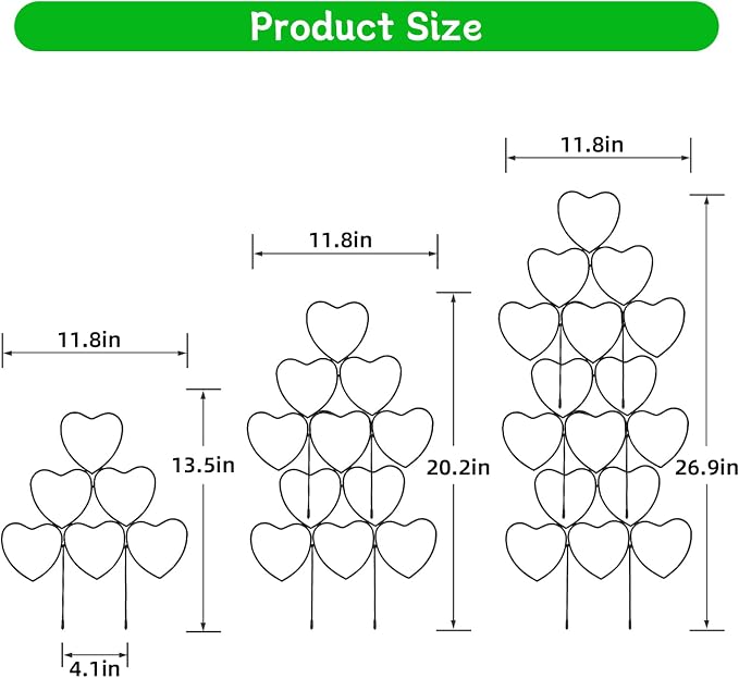 Trellis for Climbing Plants Indoor, Stackable Garden Trellis for Potted Plants - Image 2