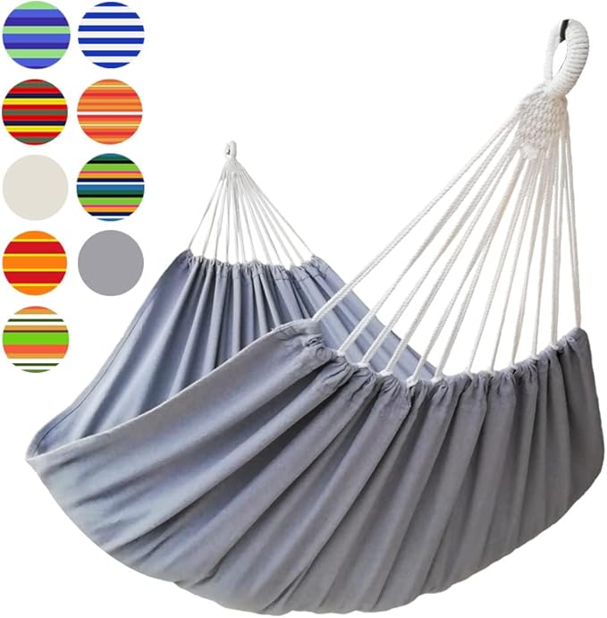 Brazilian Double Hammock 2 Person Extra Large 330X150cm Load Capacity 600Pound by GOCAN