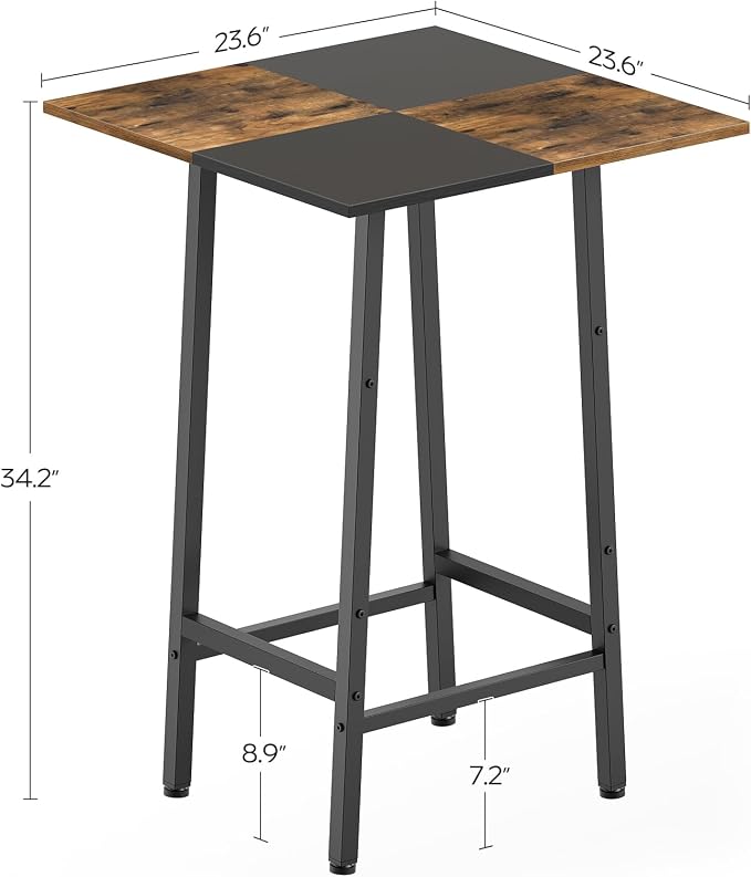Bar Table, Kitchen Dining Table, Bar Counter Height Table, Pub Color Matching - Image 3