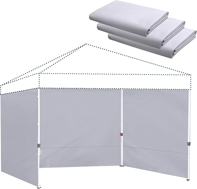 Canopy Sidewalls for 12x12 Pop Up Canopy 99% UV Protection, Waterproof by Unknown