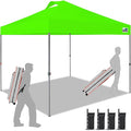 Eurmax USA NOMATTER ONE-Person Open&Close 10x10ft Pop Up Canopy Tent，Portable by Eurmax