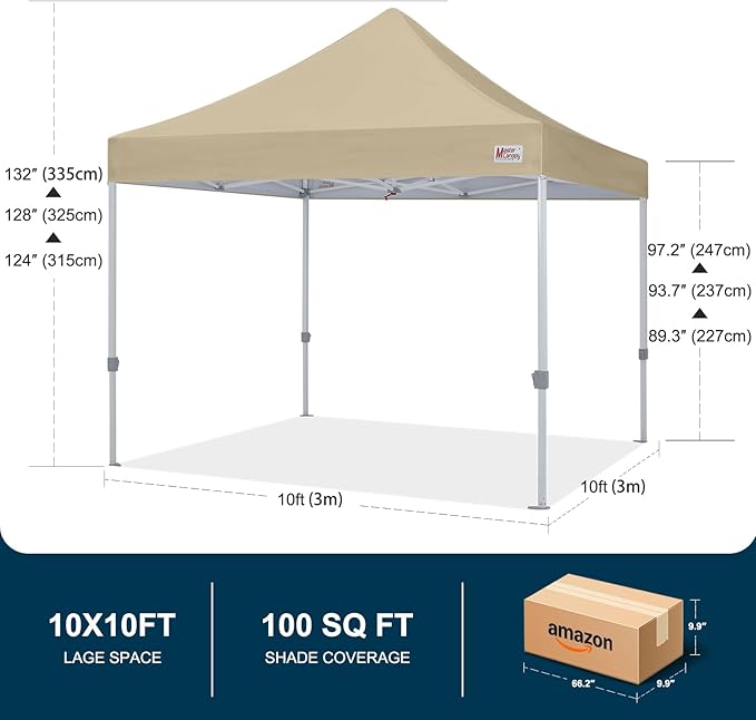 MASTERCANOPY Pop Up Canopy Tent Commercial Grade 10x10 Instant Shelter - Image 5