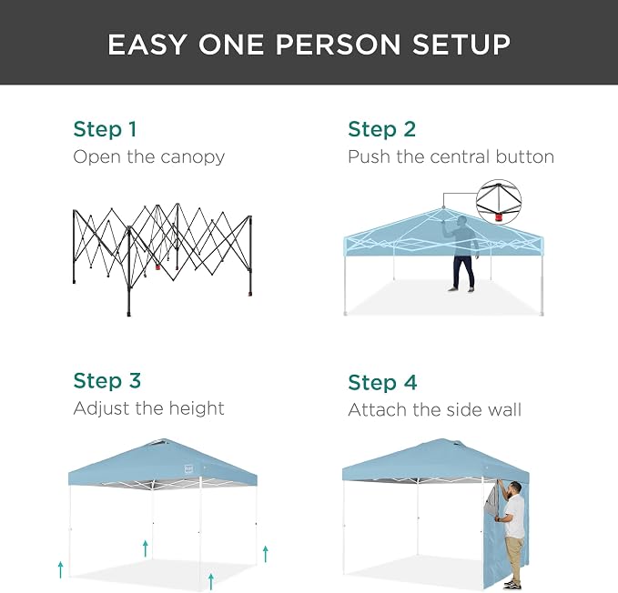 Best Choice Products 10x10ft Pop Up Canopy Tent - Image 3
