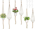 Swpeet 6 Pack 3 Sizes Macrame Hanging Planter Holder Plant Hanger by Swpeet