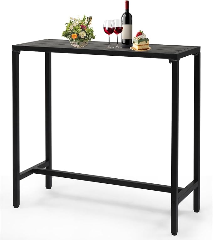 Outvita Outdoor Bar Table, Bistro Rectangle by Outvita