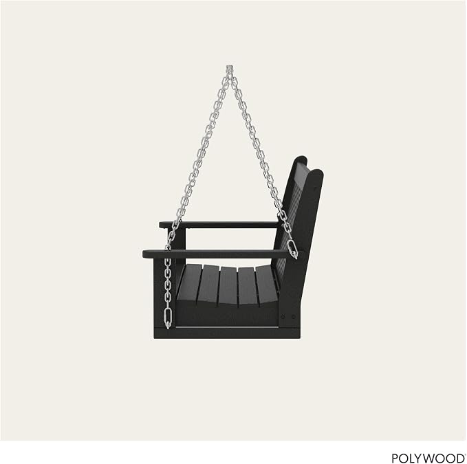 POLYWOOD GNS60BL Vineyard 60" Outdoor Swing - Image 6