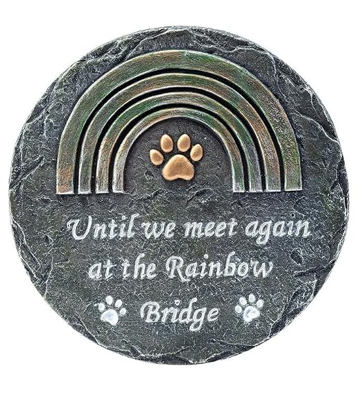 Napco Imports Decorative Outdoor Pet Memorial Garden Stepping Stone 10 Inch by Napco