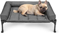 Veehoo Cooling Elevated Dog Bed Add Removable Waterproof Bolster Cushion Mat by Veehoo